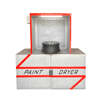 Wheel Painting Booth with Paint Oven 01